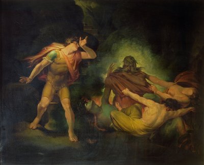 The Fire King appears to Count Albert, c.1801-10 by Johann Heinrich Füssli